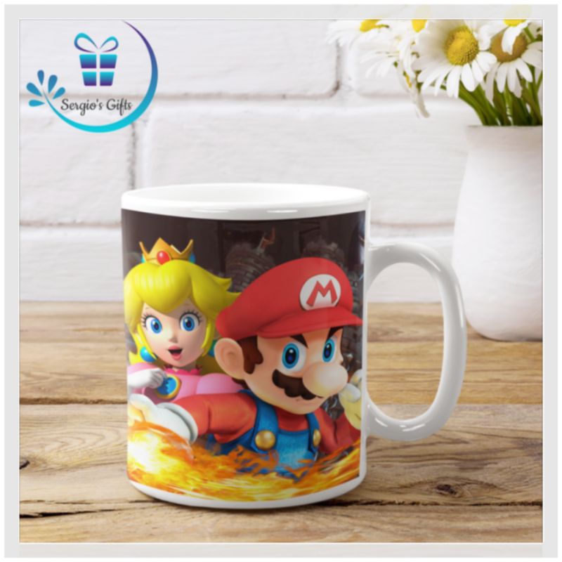 Nintendo Super Mario Personalised Oz Ceramic Mug