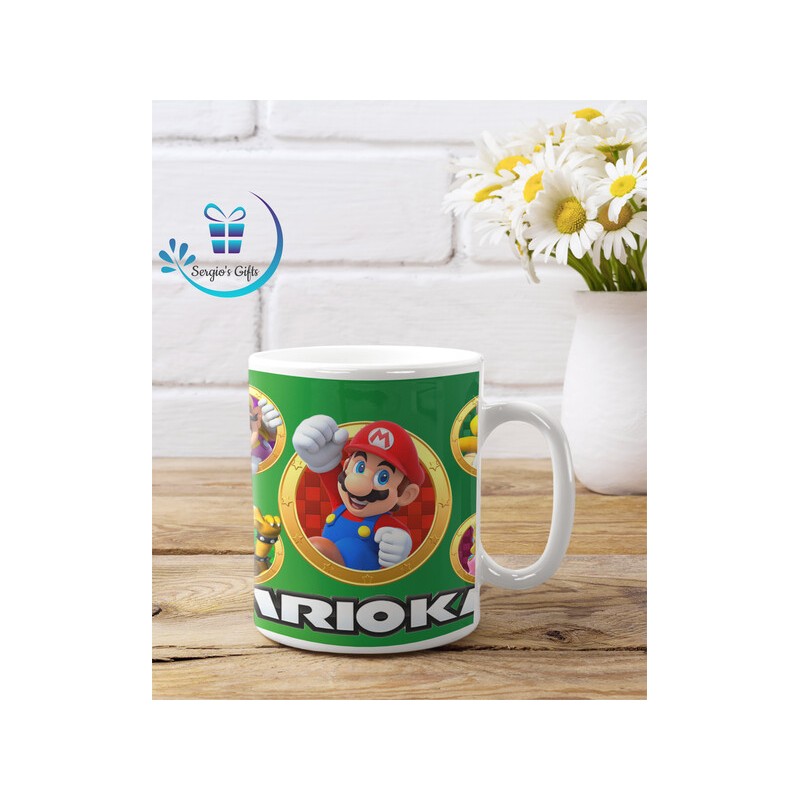 Nintendo Super Mario Personalised 11oz Ceramic Mug