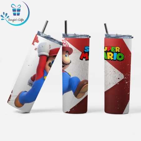 Super Mario 20oz Skinny Tumblers