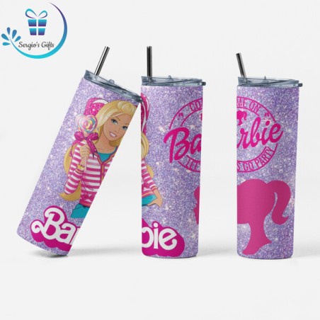 Mattel Barbie 20oz Skinny Tumblers