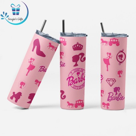 Mattel Barbie 20oz Skinny Tumblers