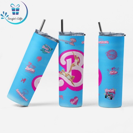 Mattel Barbie 20oz Skinny Tumblers