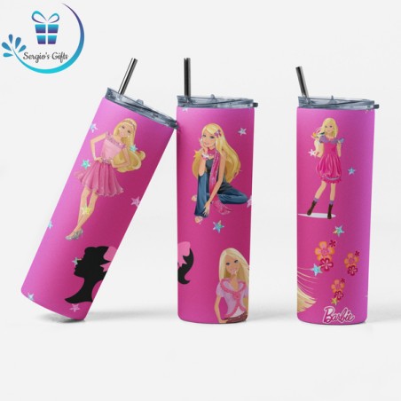 Mattel Barbie 20oz Skinny Tumblers