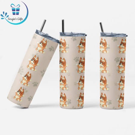 Bluey Bingo 20oz Skinny Tumblers