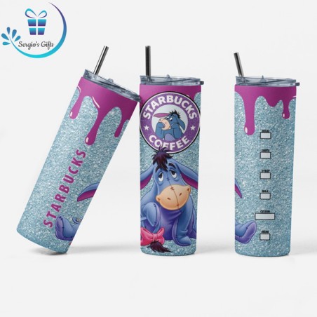 Eeyore & Winnie the Pooh 20oz Skinny Tumblers