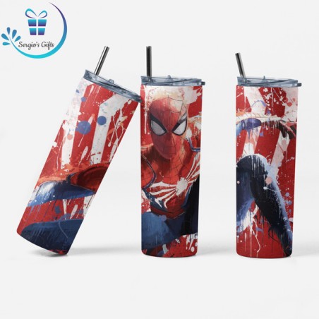 Spider Man 20oz Skinny Tumbler