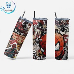 Spider Man 20oz Skinny Tumbler