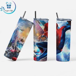 Spider Man 20oz Skinny Tumbler