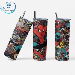 Spider Man 20oz Skinny Tumbler