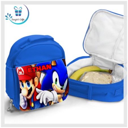 Sonic the Hedgehog & Mario Lunch Bags