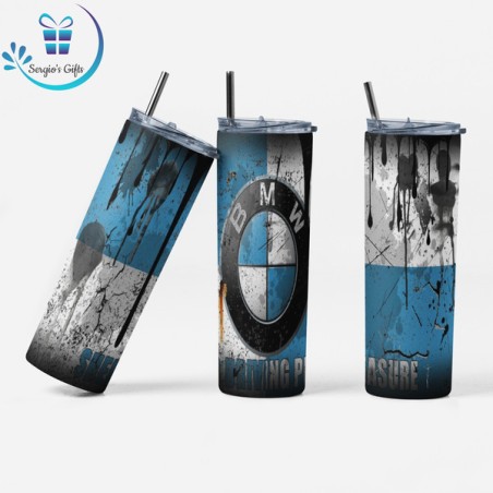 BMW Car Brand Skinny Tumbler