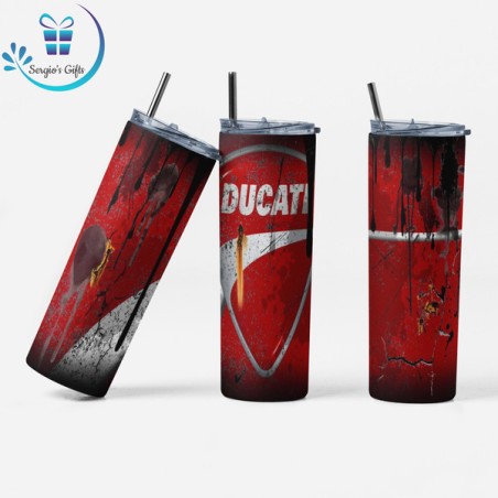 Ducati Bike Brand Skinny Tumbler