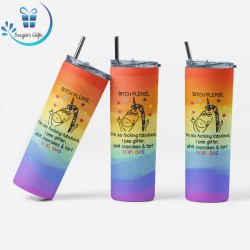 Funny Quotes Skinny Tumbler