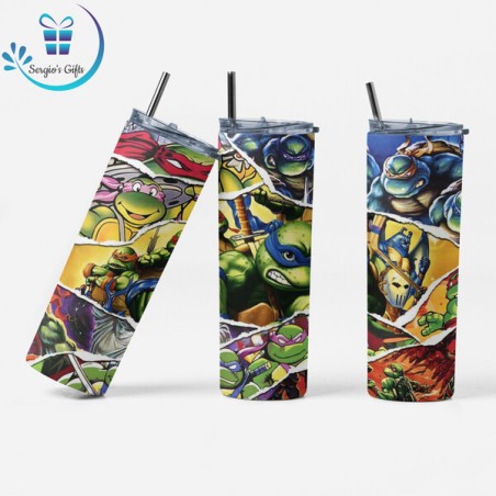 Ninja Turtles 20oz Skinny Tumblers