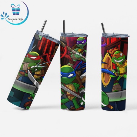 Ninja Turtles 20oz Skinny Tumblers