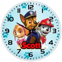 Paw Patrol Team Wall Clock