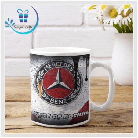 Mercedes Benz Red Brand Coffee Mug