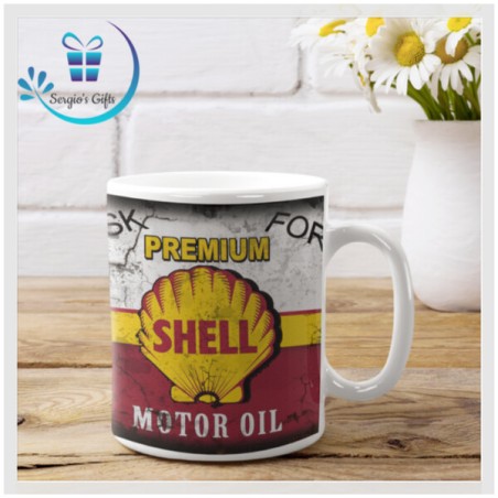 Shell Motor Oil Brand Coffee Mug
