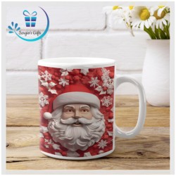 Santa Claus 3D Coffee Mugs