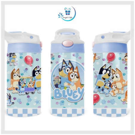 Family Heeler Bluey Flip Top Bottles