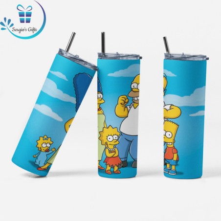 The Simpsons Family 20oz Skinny Tumblers