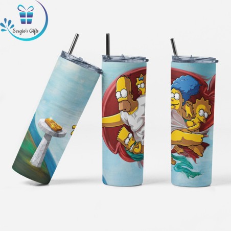 The Simpsons Family 20oz Skinny Tumblers