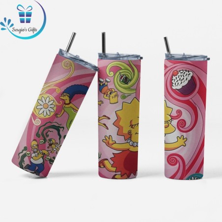 The Simpsons Family 20oz Skinny Tumblers