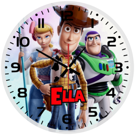 Disney Toy Story Glass Wall Clock