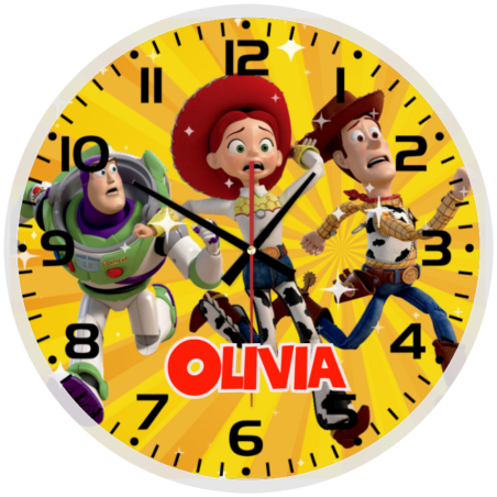 Disney Toy Story Glass Wall Clock