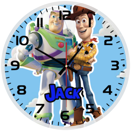 Disney Toy Story Glass Wall Clock