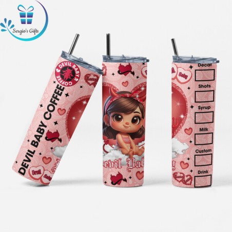 Valentine's Day Skinny Tumblers