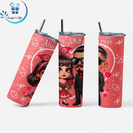 Valentine's Day Skinny Tumblers