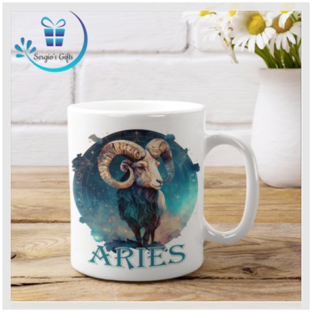 Aries Zodiac Sign Coffee Mug