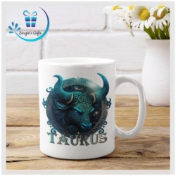 Taurus Zodiac Sign Coffee Mug