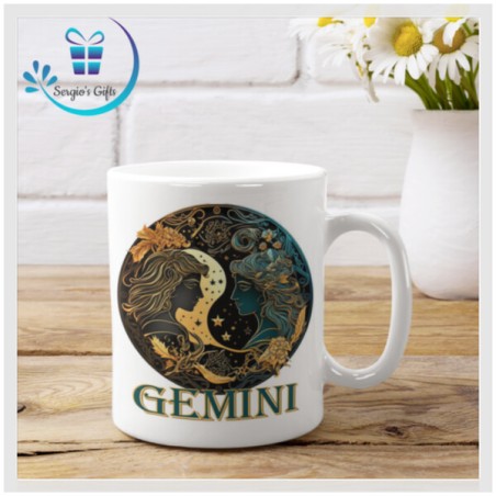 Gemini Zodiac Sign Coffee Mug