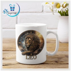 Leo Zodiac Sign Coffee Mug