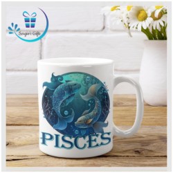 Pisces Zodiac Sign Coffee Mug