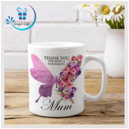 Thank You for Being A  Wonderful Mother Coffee Mug