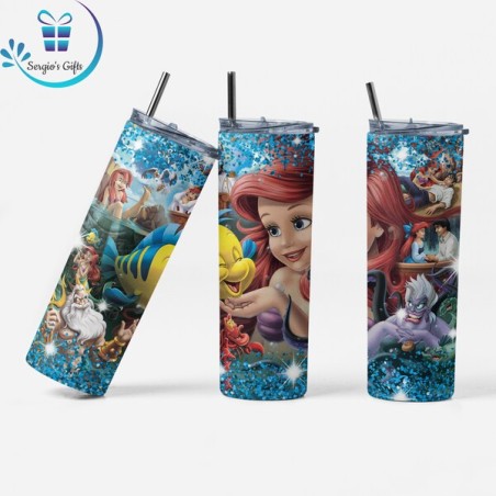 Little Mermaid Ariel Skinny Tumblers