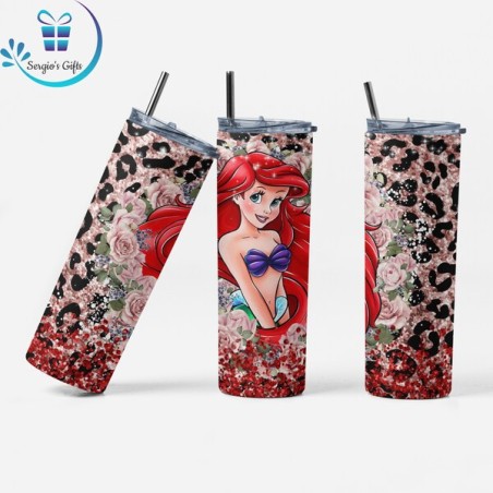 Little Mermaid Ariel Skinny Tumblers