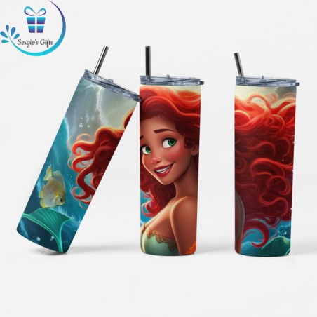 Little Mermaid Ariel Skinny Tumblers