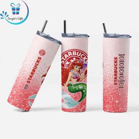 Little Mermaid Ariel Skinny Tumblers