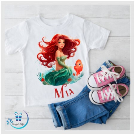 Little Mermaid Princess Ariel T-shirt
