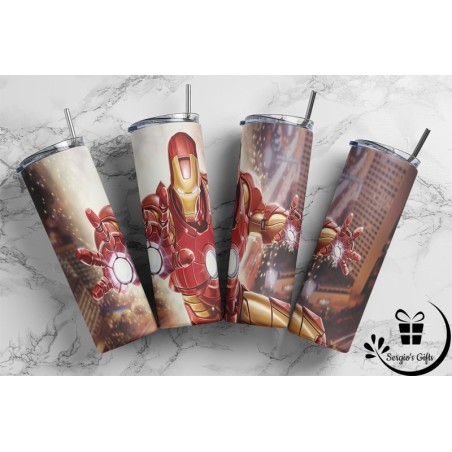 Marvel Iron Man 20oz Skinny Tumbler