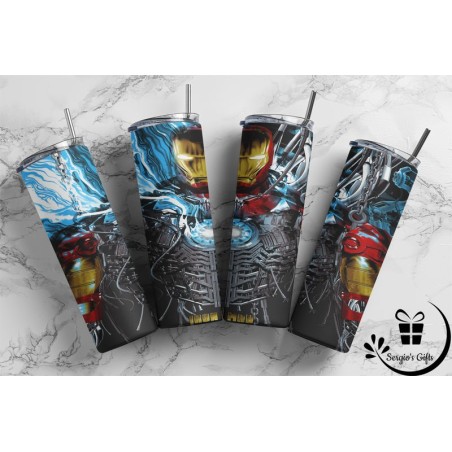 Marvel Iron Man 20oz Skinny Tumbler