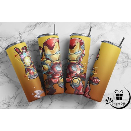 Marvel Iron Man 20oz Skinny Tumbler