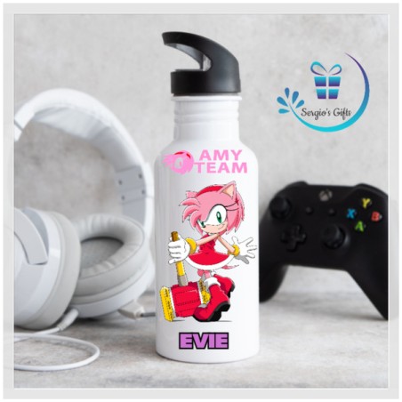 Sonic Amy Rose Straw Bottle