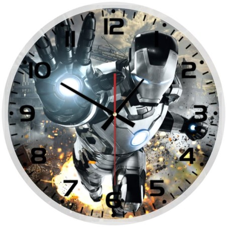 Marvel Iron Man Glass wall Clock