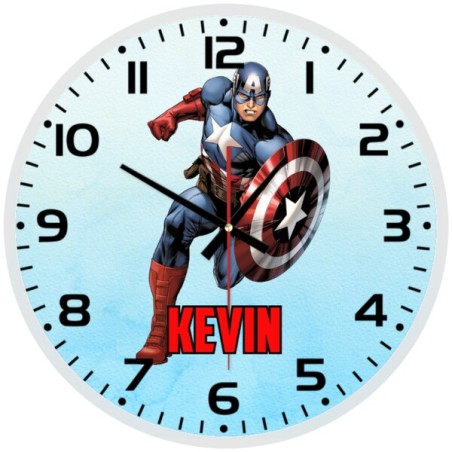 Marvel Captain America Wall Clock