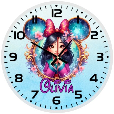 Disney Princess Mulan Wall Clock